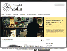 Tablet Screenshot of loradelgallo.com